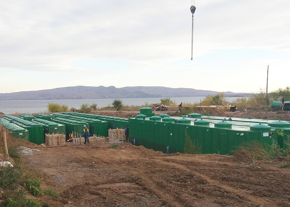 Хозяйственно-бытовой сток - 400 м3 в сутки, Красноярский край, с. Новоселово