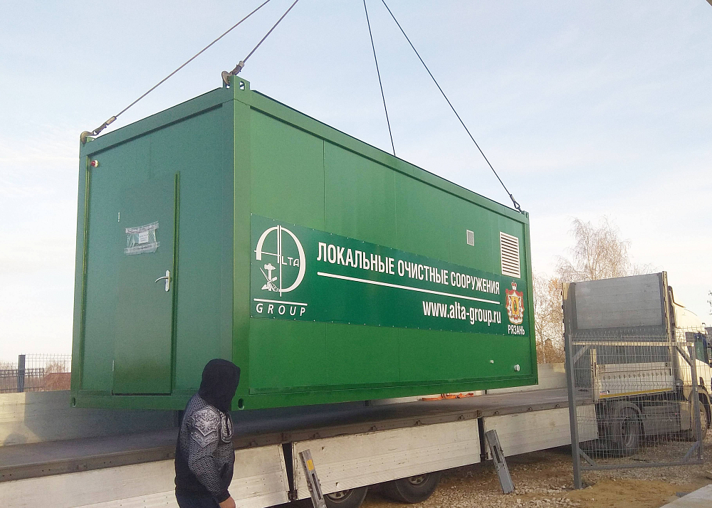 Хозяйственно-бытовой сток - 30м3 в сутки, коммунальные очистные сооружения поселка, п. Новый Киструс, Рязанская обл.